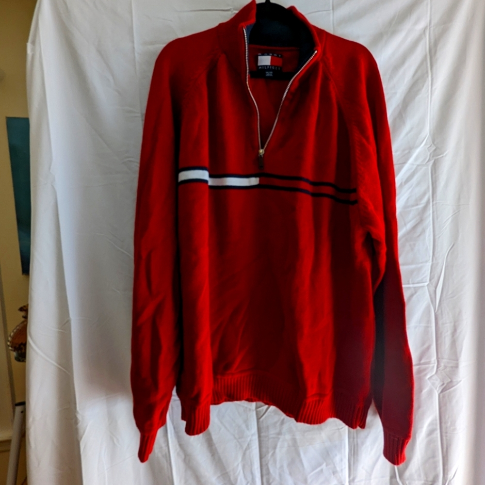Vintage Tommy Hilfiger mockneck knit sweater